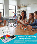 Students using Hands On 240 Piece Molecular Model Kit For 3D Chemistry Visualization Of Organic And Inorganic Structures It Includes 86 Atoms And 153 Bonds With Remover Tool The Ultimate STEM Education Gift For Students And Teachers in classroom