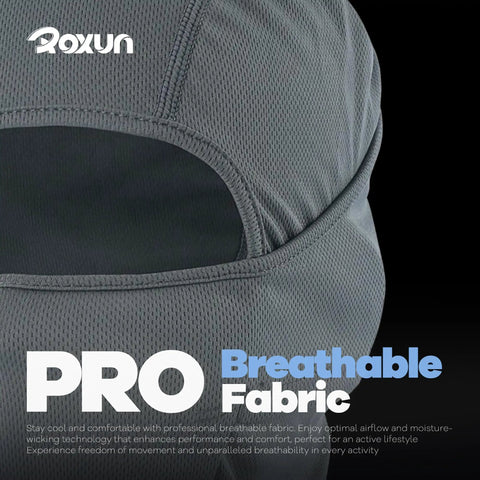 All Season Ski Mask Balaclava With Windproof Warmth And Cooling Breathable UV Protection close-up showing breathable fabric