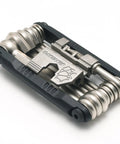 Pro Grade 20 Function Bike Tool With Chain Breaker, Heavy Duty Bicycle Multi Tool, CR-V 6150 Steel, pocket size, lightweight