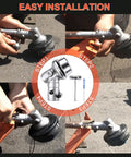 Installation steps for Bevel Gearbox Assembly For 25.4mm Shaft Trimmer Heads With 10 Tooth Bevel Gear, Beefy Replacement Part 530096295