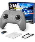 Beginner Drone Simulator Controller with USB C Cable and OTG Adapter for iPhone and Android, FPV Practice Tool Mode 2