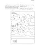 Scroll Saw Workbook Third Edition Top Shelf Beginner Guide image showing Exercise 1 with cutting patterns and instructions.