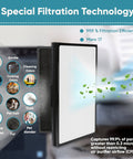 Replacement Particle Filter For Pro M L XL Air Purifiers With Ninety Nine Point Nine Seven Percent HEPA Capture, Non OEM