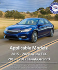 Front Sway Bar Links For 2013 2017 Honda Accord And 2015 2020 Acura TLX OE Replacement Suspension Upgrade For Smoother Quieter Ride And Real Street Tuned Feel Direct Fit Durable Steel Construction For Easy Install And Long Lasting Ride Quality, blue Acura TLX on road