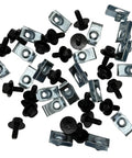 Solid M6 Body Bolts And Extruded Unuts Kit With Beefed Up Flange Fasteners Auto Panel Hardware for Splash Shield and Fender Clips