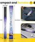 Real Talk Car Scratch Remover Pen For A Straight Up Rig Polish And Effortless Paint Touch Ups For All Exterior Colors And Weekend Warriors In A Twin Pack in compact size, stored in pocket.