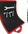 Magnetic Tool Mat And Telescoping Magnetic Pickup Tool Set for Garage And Workshop with bolts and wrench