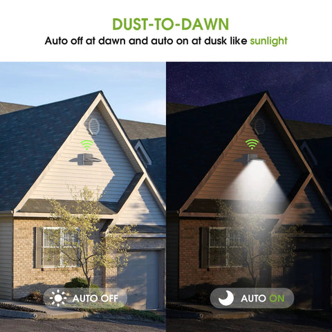45W Dusk To Dawn LED Flood Light, 5200 Lumen Outdoor Security Light For Garden, Yard, And Garage, 4000K Bright White, UL Listed
