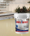 Epoxy Floor Paint With Colored Sand Finish And Imitation Marble Look For Home Or Workshop Cement Floors, Waterproof Non Slip Wear Resistant Coating For Indoor Outdoor Use, High Gloss Built To Last Surface container in outdoor setting