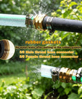 Heavy Duty Hose Repair Connector Kit With Brass Fittings And Stainless Clamps To Fix Leaks Fast On Standard 3/4 Inch Garden Hoses Easy Setup For DIY Plumbing Pros And Homeowners Who Need A Solid Fix Today, 5/8 hose connector