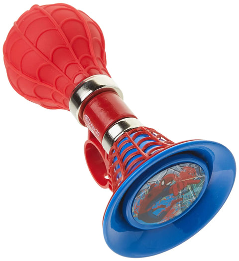 Spider Man Webbed Bike Horn For Kids, Loud Fun Sound For Any Bike, Trike, Or Scooter, adds attention grabbing hero vibe