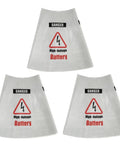 Top Shelf Reflective Safety Cone Collar Kit For EV Repair High Voltage Danger Warning Sign 3 Pack, three reflective battery danger cuffs