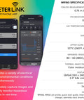 MR160 Imaging Moisture Meter With IGM Tech app interface and specifications overview display.