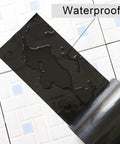 Wide Duct Tape 5 Inch Wide Industrial Grade Black Heavy Duty Waterproof Tape With Beefy Adhesive No Residue UV Resistant shown with water