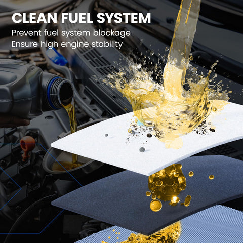 Flowing fuel illustration overlaid on engine bay demonstrating Acura MDX ZDX And Honda Pilot Direct Fit Fuel Pump Module Assembly Replaces FG0958 SP8049M Goes Right In For 2007 Through 2013 3 7 L V6 And 2009 Through 2015 3 5 L V6 Pilot