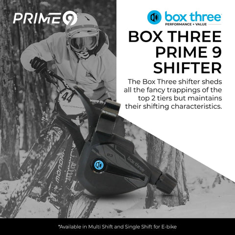 Nine Speed Mech MTB Shifter With Two Piece Pull Lever Up To Three Gears Per Click For Mountain Bikes Non E Bike Gear Shifter