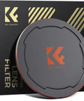 82mm Magnetic Thread Lens Filter Cap 2 In 1 Design For Quick Swaps And Full Lens Protection with package in background