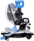Heavy Duty Pro Grade Sliding Compound Miter Saw With 12 Inch 80 Tooth Blade And 15 Amp Motor delivers dual bevel versatility.