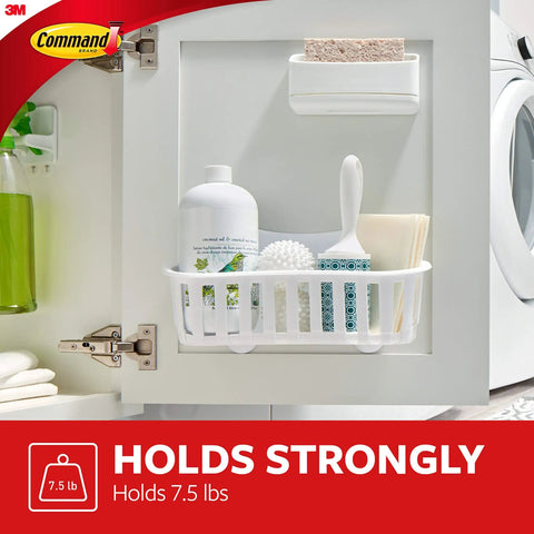 Under Sink Cabinet Caddy With No Tools Needed Holds Up To Seven And A Half Pounds Damage Free Hanging, caddy on door