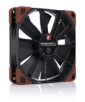 Heavy Duty 120mm PWM Cooling Fan with 3000 RPM for high static pressure and focused flow frame, side angle view