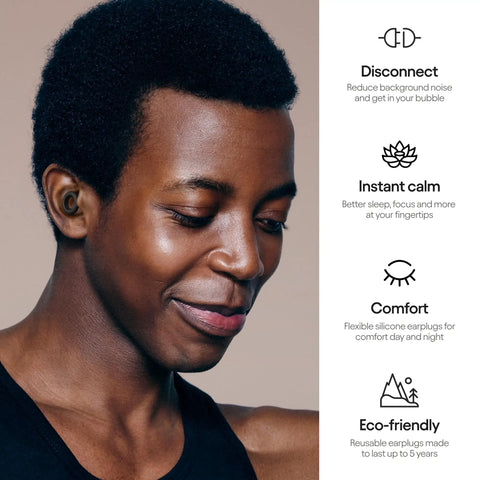 Chill Quiet Ear Plugs For Noise Reduction With Ultra Soft Silicone Comfort Reusable Sleep Protection Eight Tip Sizes