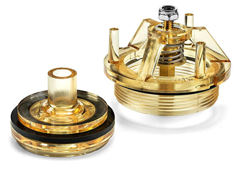 Two components from Backflow Preventer Repair Kit For 7651 Pressure Vacuum Breaker Fits 1 Inch And One Quarter Inch Lines