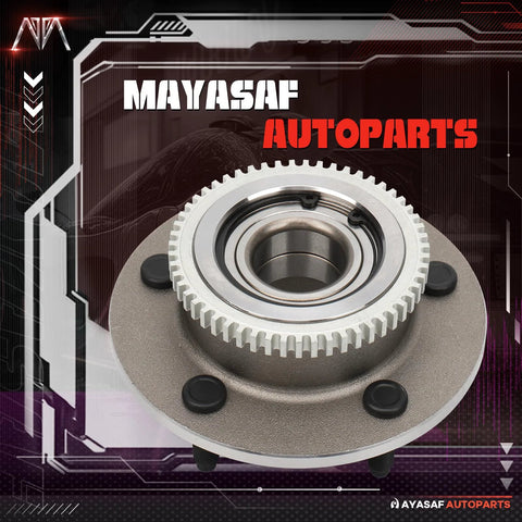 Front Wheel Hub Bearing Assembly For 2000 2001 Dodge Ram 1500 Pickup 2WD 5 Lug With ABS Drop In Ready Direct Fit