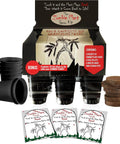 Touch Me Not Mimosa Pudica Plant Kit Interactive Zombie Plant Grow Kit with seed packs, pots, and soil pellets shown.