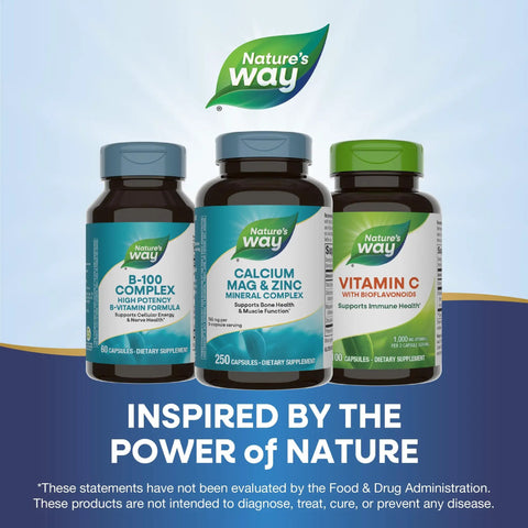 Calcium Magnesium Zinc Mineral Complex Supplement For Bone Health Muscle Function And Immune Support Gluten Free 250 Capsule Bottle front view