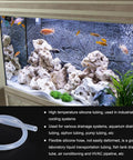 Clear Silicone Tubing 6.6 Ft Long 1/4 Inch ID By 5/16 Inch OD High Temp Flexible Hose For Aquarium Pump Use