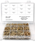 Aluminum Dome Head Rivet Kit with 2,700 Solid Rivets in 12 Sizes for Aircraft and Auto Projects Mil Spec 1100 Alloy in case