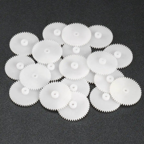 20 Pack 48 Tooth 482A Reduction Worm Gears For RC Cars And Robots High Torque Durable Plastic Gear Set 25mm OD 4.4mm Thick 2mm Bore