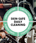 Plant Based Gym Wipes For Fitness Equipment Clean And Sanitize With Lemongrass And Eucalyptus Vinegar EWG Verified Natural Surface Cleaner For Mats Peloton Bikes Home Gyms Bulk 400 Wipes Pack Of 2 for skin-safe daily cleaning on vinyl leather, chrome metal, rubber grips, and coated metal.