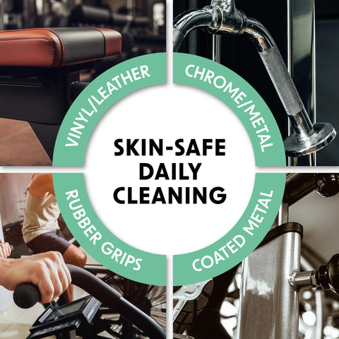 Plant Based Gym Wipes For Fitness Equipment Clean And Sanitize With Lemongrass And Eucalyptus Vinegar EWG Verified Natural Surface Cleaner For Mats Peloton Bikes Home Gyms Bulk 400 Wipes Pack Of 2 for skin-safe daily cleaning on vinyl leather, chrome metal, rubber grips, and coated metal.