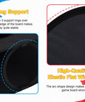 Close-up of ring support with high-quality elastic flat wire on a Portable Foldable Cornhole Boards Set 3 By 2 Feet With Carrying Case.