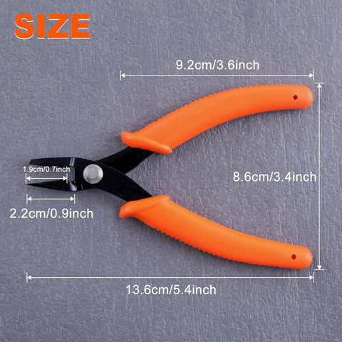 Pro Grade Watch Spring Bar Pliers Set For Link Removal And Strap Replacement One Hand Operation Carbon Steel With Blackened Finish