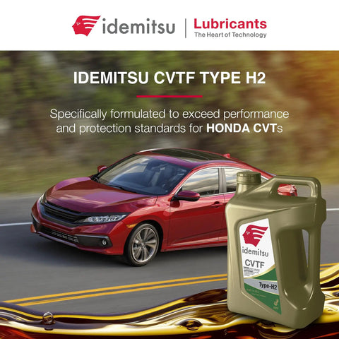 Honda CVT Transmission Fluid HCF2 Type H2 For Continuously Variable Transmissions 5 Quart Bottle Built For Smooth Shifts Peak Protection And Real World Performance With Advanced Additives, Idemitsu bottle