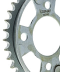 Close-up of rear sprocket from Beefed-Up Drive Sprocket And Chain Combo For Honda Grom 125 Front 15T And Rear 38T
