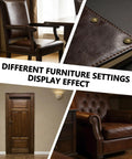 Different furniture settings showcasing Top Shelf Upholstery Tacks For Furniture Makeovers 120 Piece Antique Bronze hardware.