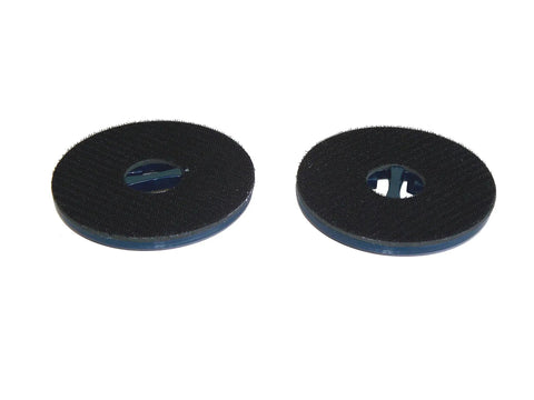 Replacement round scrubbing pads for BigGreen Hercules Scrub And Clean Floor Machine with 2200 RPM brush speed, black color.