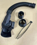 Beef Up Your Miter Saw With This Heavy Duty Dust Collection Attachment, Compatible With DWS709 DW718 DWS779 DWS780 DWS782, Easy Mount And Quick Setup For A Cleaner, Safer Shop, shown with accessories including hose adapters and zip ties