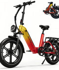 Foldable Electric Bike For Adults With 7 Speed 20x4 Fat Tires 1500W Peak Top Speed 28 MPH 960Wh Removable Battery LG High Capacity Ebike