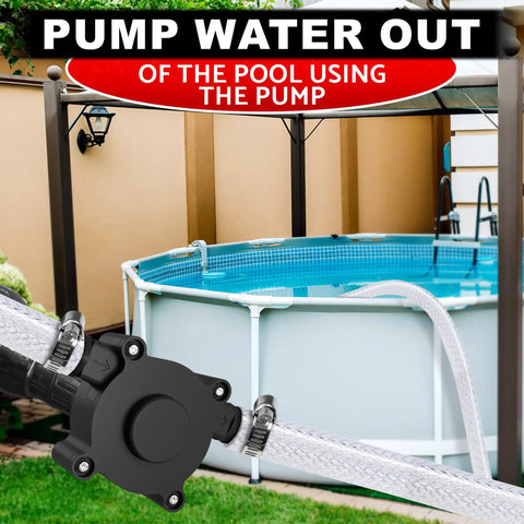 Portable Electric Drill Powered Water Transfer Pump For Self Priming Liquid Transfer From Pools Rain Barrels And Garden Watering