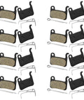 8 Pairs Resin Semi Metal Bicycle Disc Brake Pads Replacement For Shimano Deore XT XTR LX SLX Saint Alfine Hone Brakes