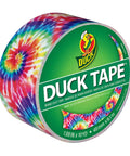 Printed Duct Tape Roll Love Tie Dye Pattern Heavy Duty Craft Tape For Repairs And Temporary Floor Marking Removable Up To Three Weeks