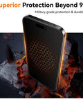 2 Pack 6.9 Inch Matte Glass Screen Protector For iPhone 16 Pro Max With Full Edge Coverage, Anti Glare, Anti Fingerprint
