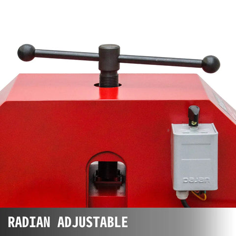 Electric Pipe Bender Kit With Nine Round And Eight Square Dies 1.5KW 110V Copper Coil Motor adjustable handle and safety switch.