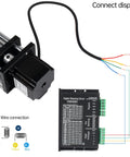 Rock-Solid Precision CNC Linear Stage Actuator With Double Optical Axis Rail And 1204 Ball Screw, 100mm Effective Stroke