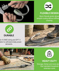 Beefy Heavy Duty Flat Extension Cord 50 Ft Gray With 3 Prong Flat Plug And Right Angle Design for appliances and workshops