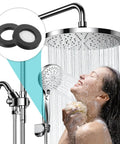 20 Piece Shower Head Filter Gasket Set Rubber Washers And Stainless Steel O Ring Hose Gaskets For Water Faucet Shower Head